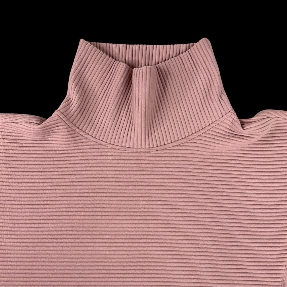 Tahari Sport Sweatshirt Women 3X Pink Long Sleeve Athleisure Side Slits NWT - Picture 3 of 16